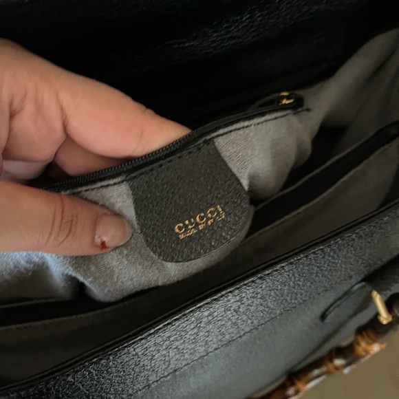 Authentic Gucci bamboo Diana vintage large tote bag 002.1186.0259 (P03) - Picture 8 of 14